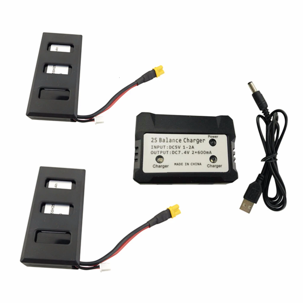 Оригинальный для квадрокоптера MJX Bugs 6 B8 7 4 V 1300 мА/ч 25C Батарея + Зарядное