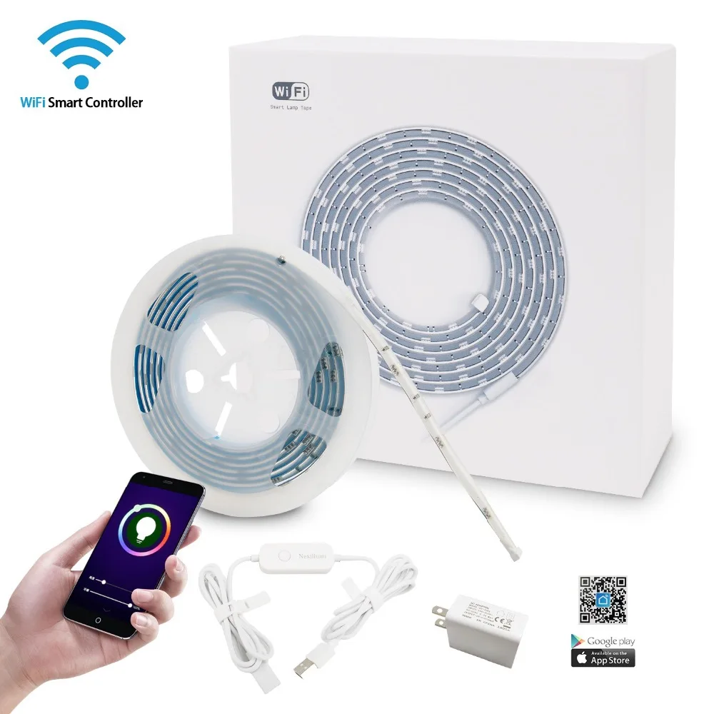 

RGBW/RGBWW Strip+Controller wifi control for Chrismas tree decoration