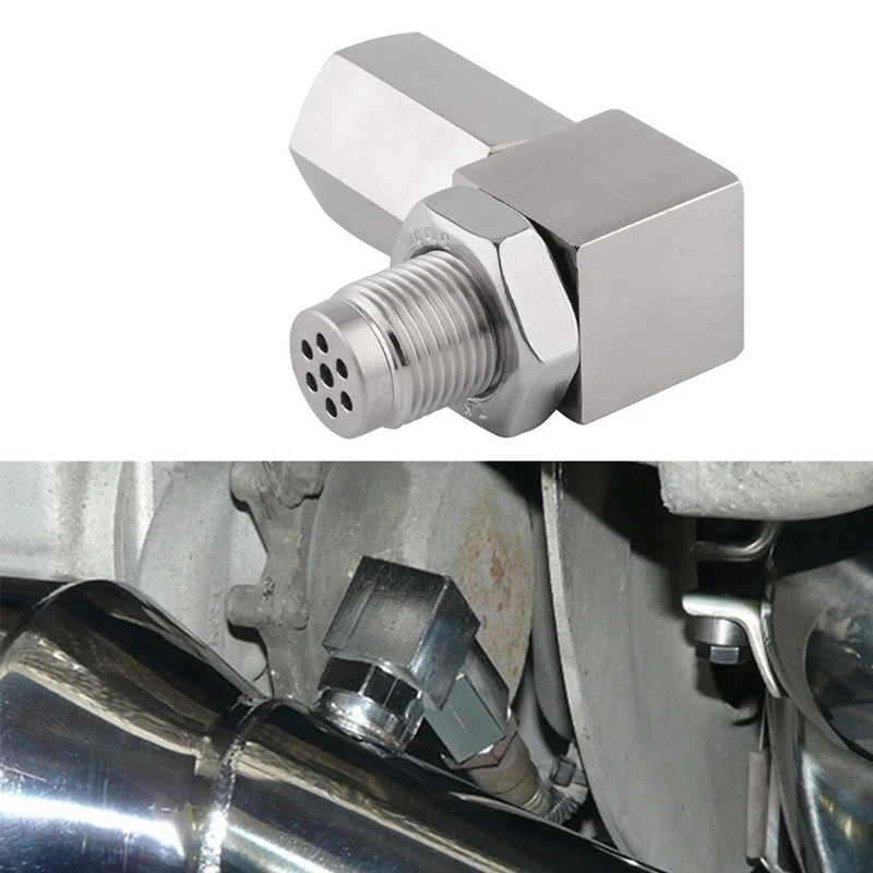 Universal oxygen sensor extender 90 degrees 02 plug extension catalyst