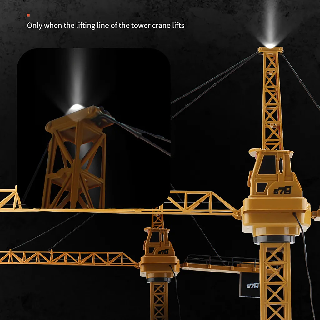 50 дюймов высокий проводной пульт дистанционного управления гусеничный кран игрушка ведро лифт строительство деятельности игровой набор подарок для детей