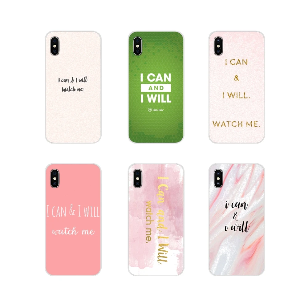 Аксессуары чехлы для телефонов Чехлы вдохновляющие цитаты i can and will Xiaomi Redmi 4A S2 3 3S 4