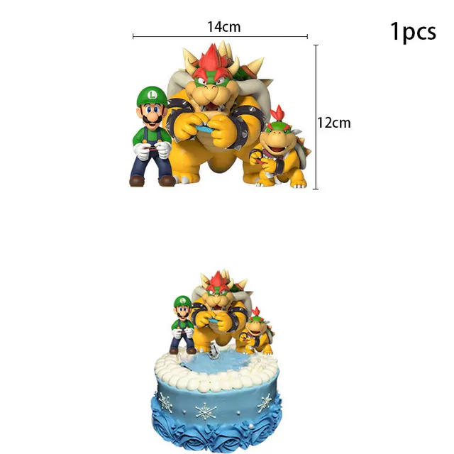 Super Mario Cartoon Theme Kid Birthday Party Supplies Decoration Banner Tableware Baby Shower Decor Disposable Tableware Gift 5