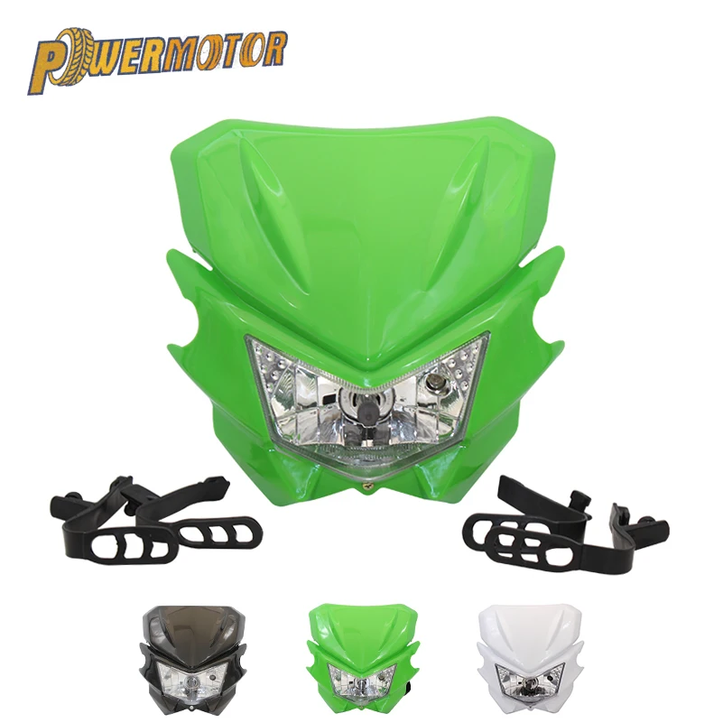 

Motorcycle Universal Headlight Headlamp For Kawasaki KLX125 KLX150 250 450 CRF RMZ YZF EXC Dirt Bike Motocross Enduro Off Road
