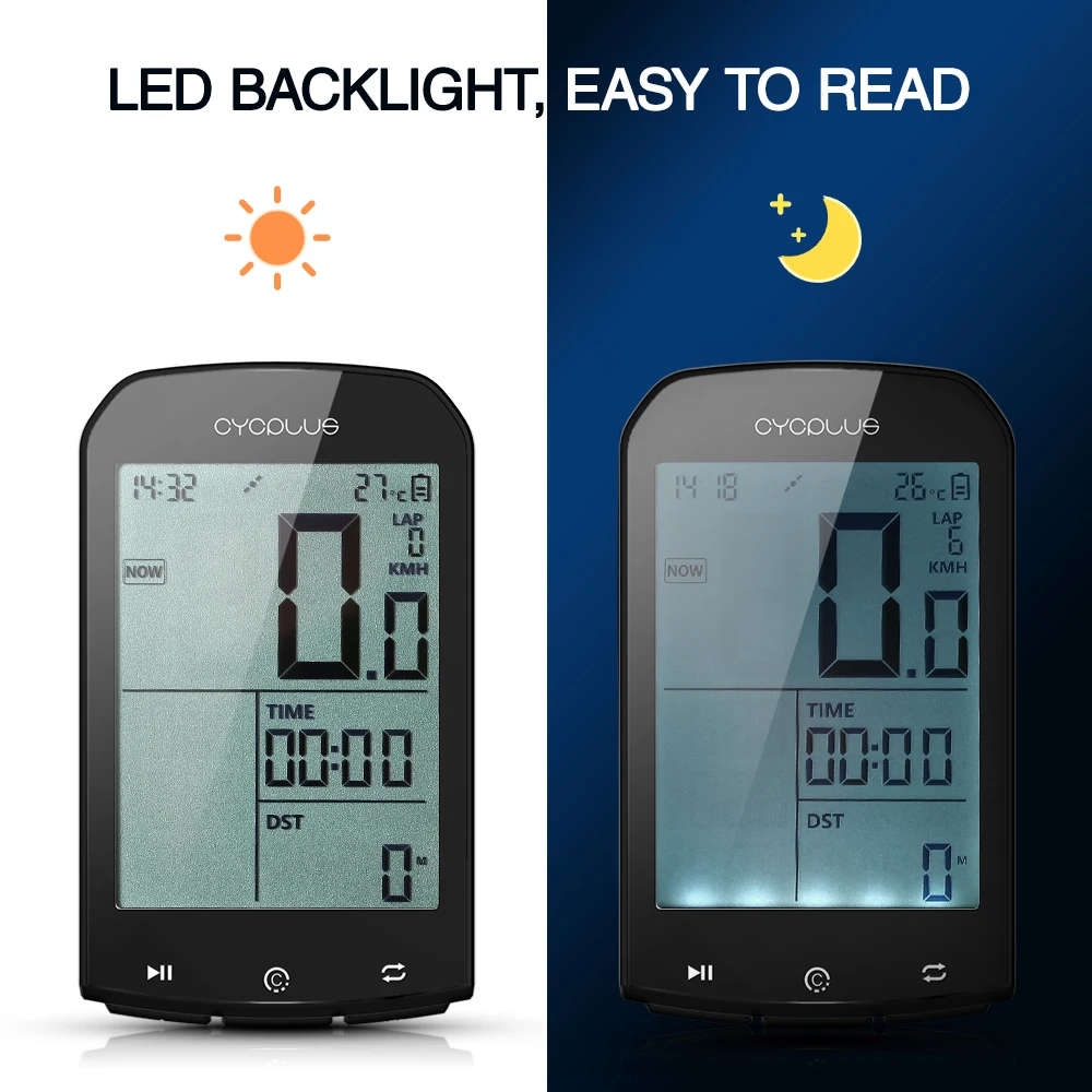 

LIXADA ANT+ GPS Computer Bike Bicycle Bluetooth Wireless Stopwatch Waterproof Cycling Bike Sensor Speedometer Computer