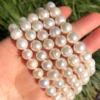 Natural Freshwater White Pearl 6-7mm 7-8mm 9-10mm Round Beads for Jewelry Making DIY Charm Earrings Bracelet Necklace 15 inches 3