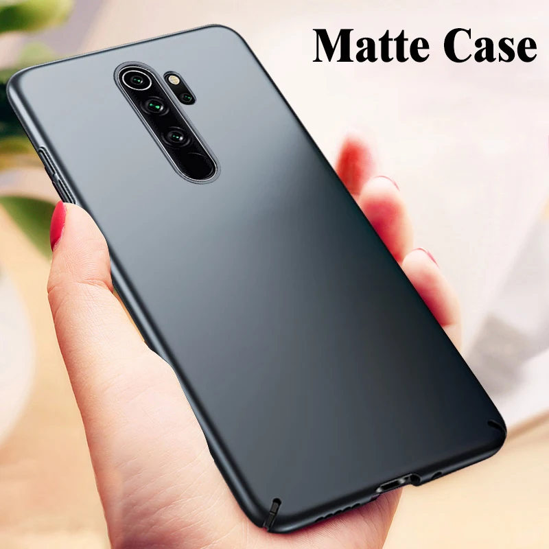 Ультратонкий дышащий жесткий чехол с эффектом потертости для Xiaomi Redmi Note 8 8Pro 8T 7 6 5