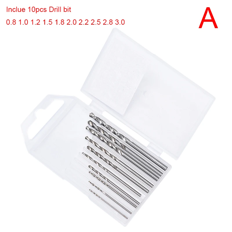 1 Набор, металлическое хорошее качество, ручная дрель, оборудование, полимерные формы, инструменты и ювелирные изделия ручной работы, инструмент с 0,8 мм-3,0 мм, сверлильный винт - Цвет: A