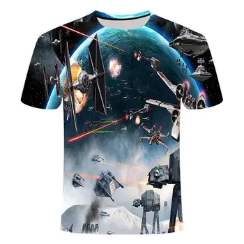 

New Fashion star wars tshirt Men Women T-shirt 3D Print Star Wars Movie Tee shirts Casual T Shirt Summer Tops Brand Clothing 6xL