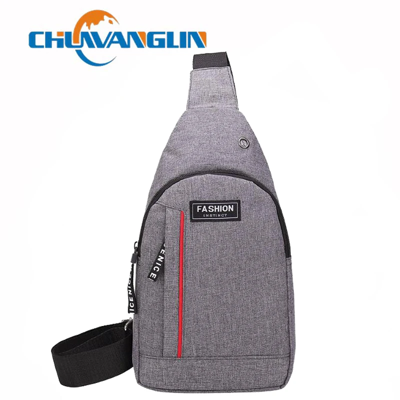 Chuwanglin Мужская мода ChestBags твердые мужские сумки через плечо на открытом воздухе