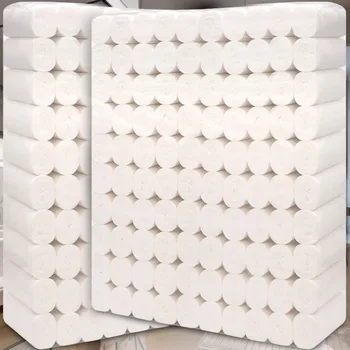 

Fast shipping 10pcs Three Layer Toilet Tissue Home Bath Toilet Roll toilet pape Skin-friendly Paper Towels New Napkin