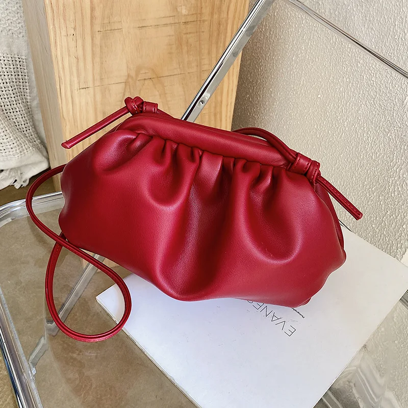 

Women Bags 2020 PU Leather Women Handbag Designer The Cloud Pouch Shoulder Bags Hobo Luxury Crossbdoy Messenger Bag Clutch Totes