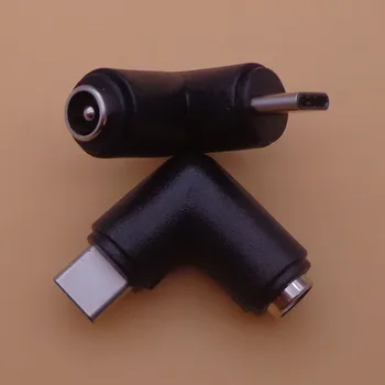 

20pcs 5V DC power jack 5.5 * 2.1 mm female to Type-C USB 3.1 Male Conversion Plug 90 / 180 Degrees DC Power Connector Adapter