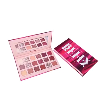 

18 Color Rose Makeup Glamorous Eyeshadow Palette Natural Women Shimmer Matte Eye Shadow Powder Pallete Girl Cosmetic With Mirror