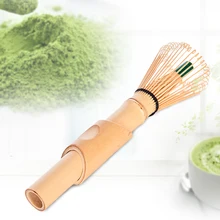 Практичные прочные бамбуковые инструменты для взбивания в японском стиле, помешивающие чашки для приготовления чая и кофе, кухонные полезные матча кисти с длинной ручкой