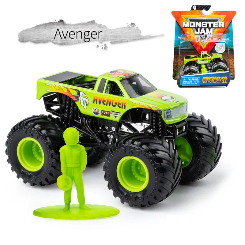 SPIN Master Monster jam monster truck мальчик детская игрушка сплав модель автомобиля инерция четыре колеса внедорожник подарок - Цвет: 1