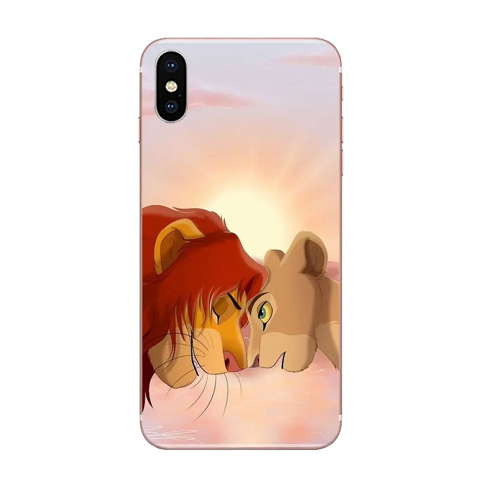 Лев Король Simba и Nala Lover для sony Xperia Z Z1 Z2 Z3 Z4 Z5 compact Mini M2 M4 M5 T3 E3 E5 XA XA1 XZ