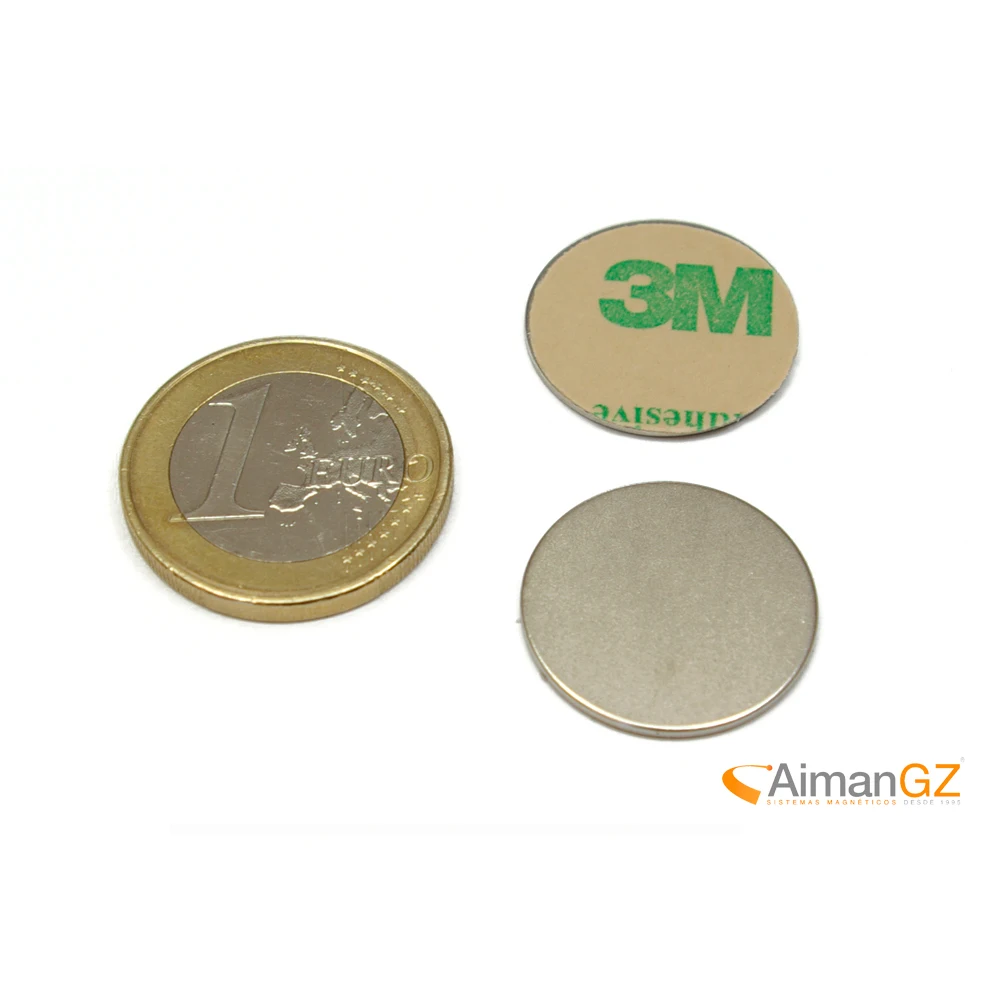 50 Pcs Magnete Al Neodimio Con Adesivo 3M 467Mp Del Nord Del Fronte D.20