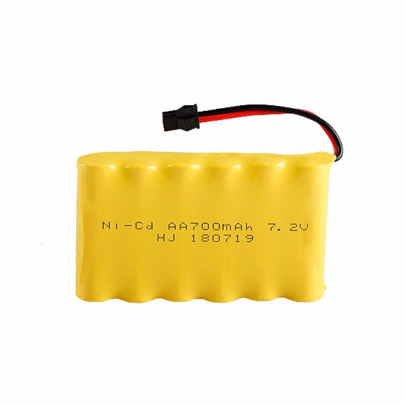 SM Plug) Ni-CD 7,2 v 700mah батарея+ 7,2 v зарядное устройство для Rc игрушечного автомобиля Танк Поезд Робот Лодка пистолет AA 7,2 v перезаряжаемый аккумулятор