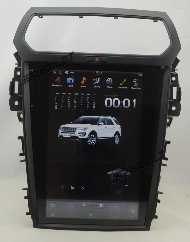 12.1\ tesla style vertical screen android 9.0 Six core Car GPS radio Navigation for ford Explorer 2011-2019
