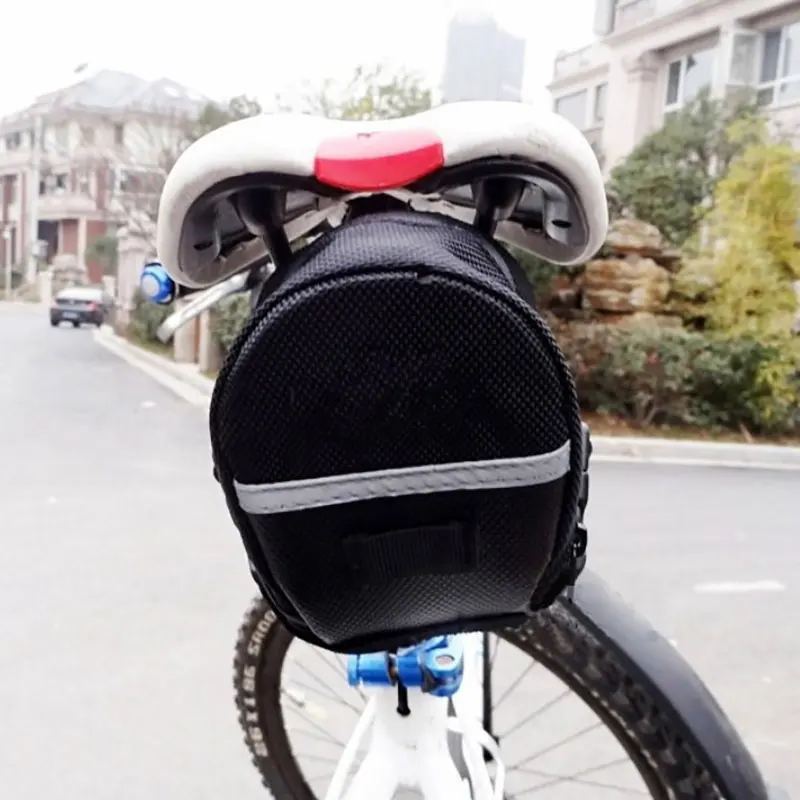 Велосипедное седло сумка на молнии светоотражающее горное сиденье для шоссейного велосипеда задние Сумки на мотоцикл Открытый Велоспорт чехол