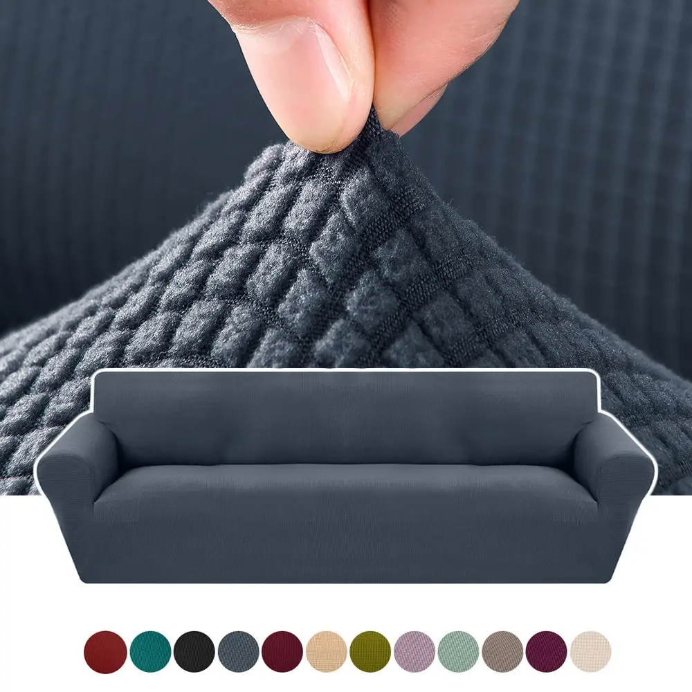 

1/2/3/4 seaters Elastic Universal Sofa Cover Knitted Thicken Stretch Slipcovers Living Room Couch Cover Armchair Cover