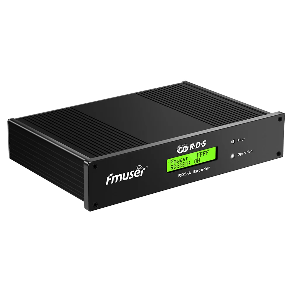 FMUSER RDS A кодировщик для FM передатчика дисплей с логотипом станции|Теле- и