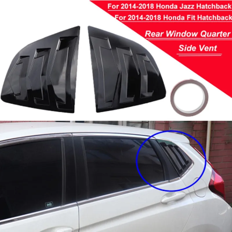 2 шт./компл. декоративная панель для окна Honda Fit Jazz Hatchback 2014-2018 | Автомобили и
