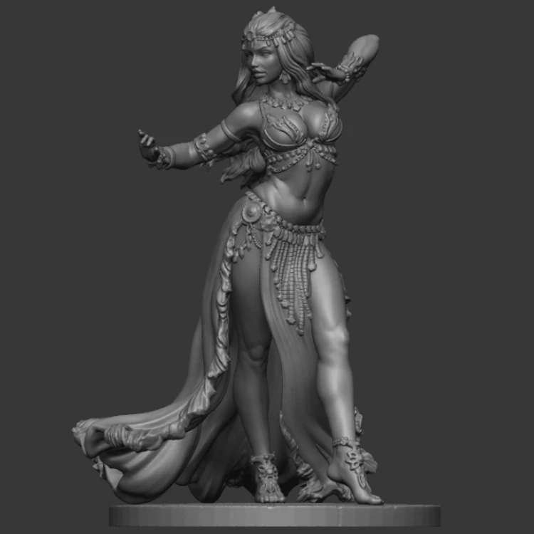 1/24 девочка 2 фигурка модели из смолы GK несобранный и Неокрашенный