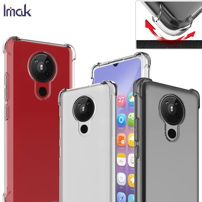 Чехол IMAK Для Nokia 5 3 чехол для противоскользящий защитный с воздушной подушкой мягкий из ТПУ 3|Бамперы| |