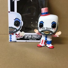 Pop capitão spaulding com caixa de vinil figuras ação brinquedos coleção modelo brinquedos para crianças presente