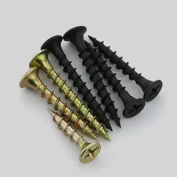 

M4 Phillips Countersunk Self Tapping Screws Flat Head Cross Drywall Nail KA Hardened Fast Coarse Thread Wood Bolts Zinc Plated
