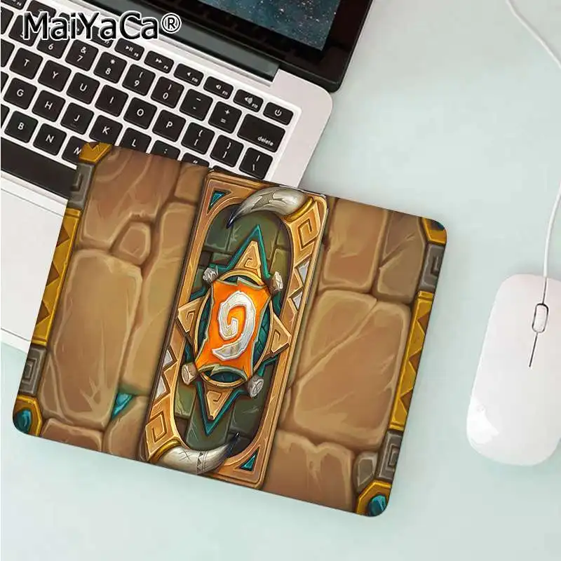 Красивое аниме maiyaca Hearthstone игровой логотип красивый коврик для мышки в стиле аниме Гладкий коврик для письма настольные компьютеры мат игровой коврик для мыши - Цвет: No Lock Edge18x22cm