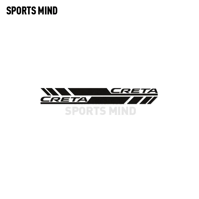 1 Pair For Hyundai Creta Ix25 Exterior Accessories Car Door Side Stripe Car Sticker Decal Automobiles Car Styling