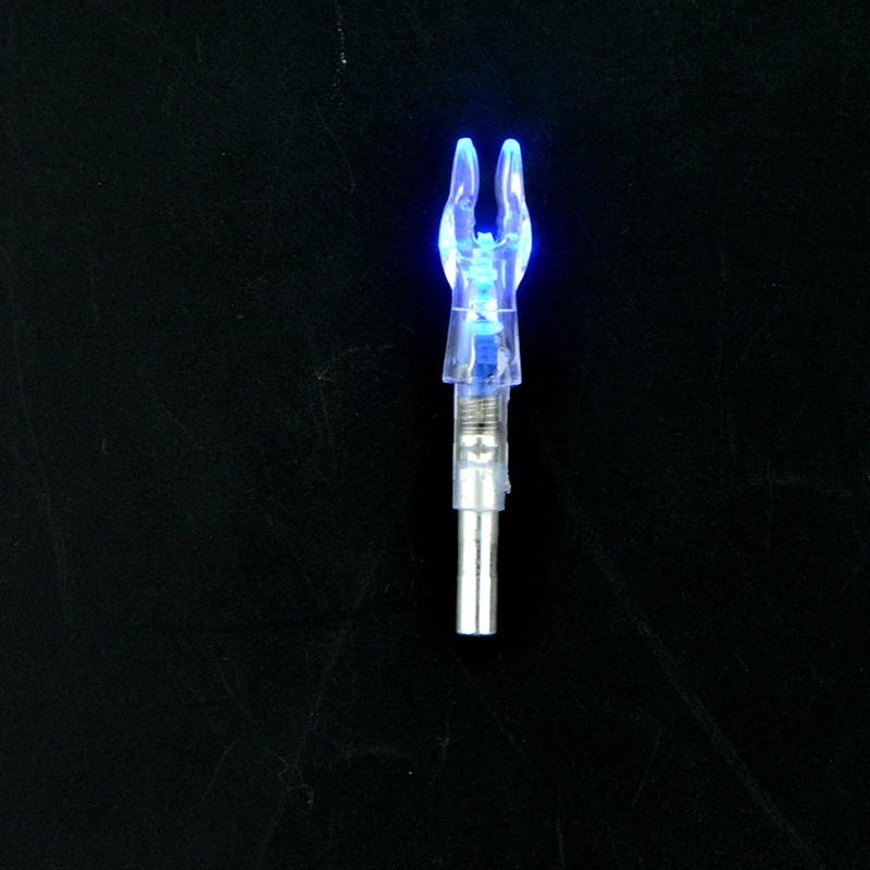 6 шт./кор. стрельба из лука освещенная светодиодная стрелка ноки хвосты ID5.3mm светящаяся стрела «сделай сам» валы стрельба Охотничьи аксессуары