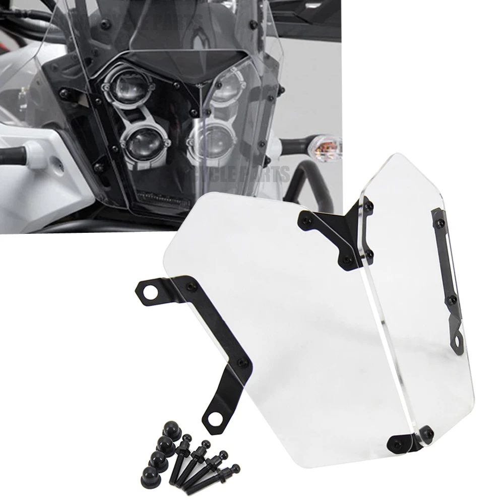 

Motorcycle Accessories Acrylic Headlight Protector Guard Lense Cover For Yamaha Tenere 700 TENERE 700 Tenere700 2019-2022 2021