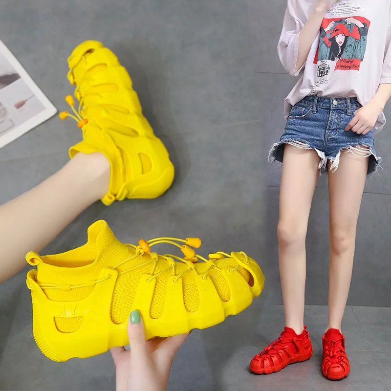 

Octopus WOMEN'S Shoes 2019 Summer Fly Netting Shoes Candy-Colored Students WOMEN'S Casual Shoes AliExpress