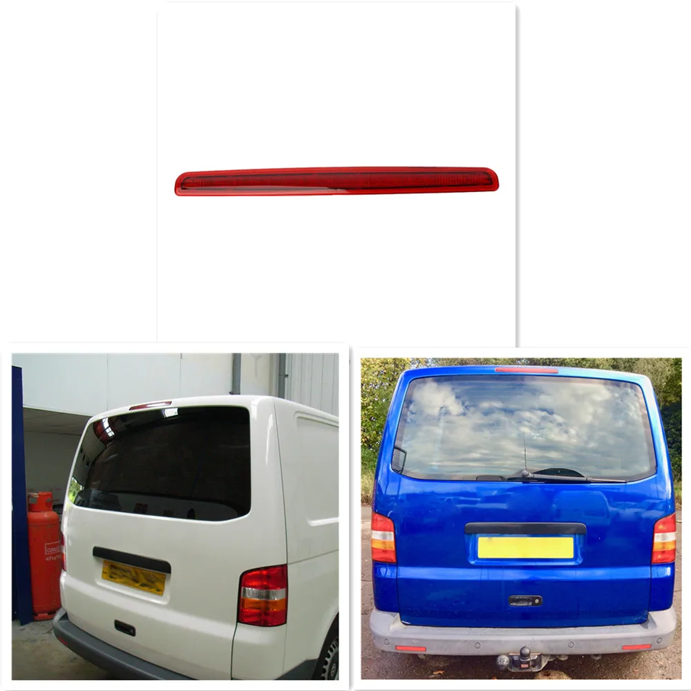 

For VW Transporter T5 2003-2015 Third Brake Light High Mount Red LED Plastic Brake Stop Light