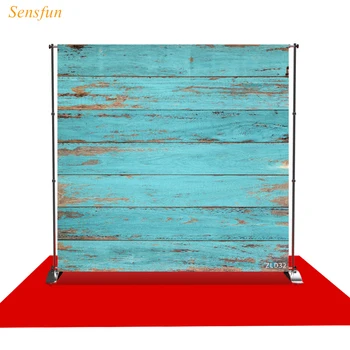 

LEVOO photographic background green vintage wooden wall baby background photobooth photo studio fabric shoot