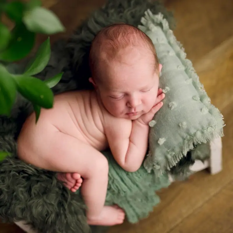 2 шт./компл. для малышей; аксессуары для фотосъемки окрашенный вручную из хлопка и льна шапка-подушка набор новорожденных Подставки для фотографий