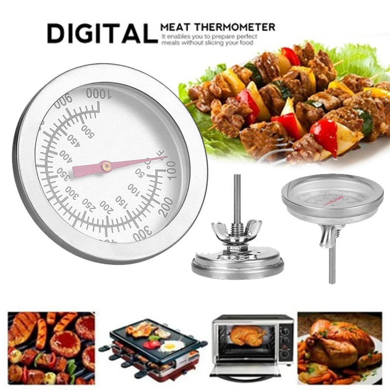Практичный термометр из нержавеющей стали мяса еды электронный барбекю удобный