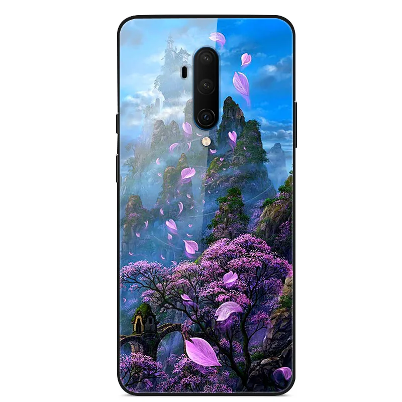 09 Для Oneplus 7 T Pro Чехол из закаленного стекла жесткий чехол для телефона для Oneplus 7TPro TPU бампер чехол s для One plus 7 T 7 T Pro - Цвет: 09