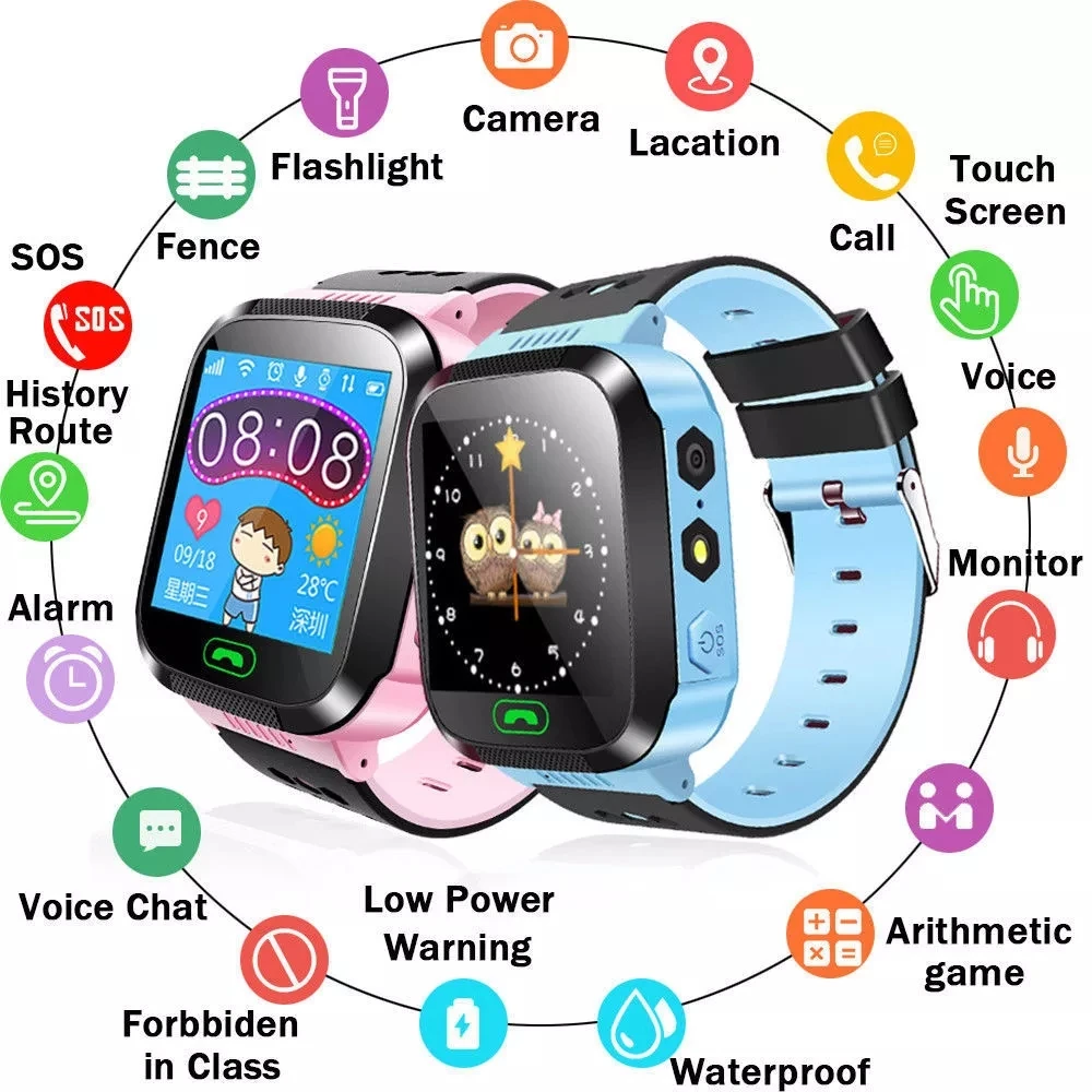 Smart Watch     Y21S SOS GPS Locator Touch Screen Support Calling Camera Lighting 2G Network Kids Smart Watchs Children's Gifts
