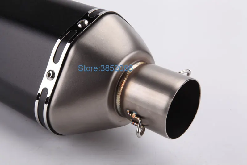 570 мм/470 мм/370 мм лазерная маркировка Akrapovic выхлопная труба мотоцикла Мотоцикл углеродного волокна наконечник глушитель Escape с DB Killer