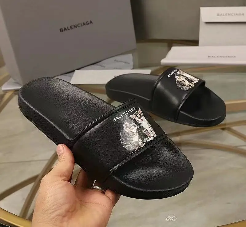 2021 Nieuwe Balenciaga Mode Mannen Vrouwen Sandalen Dames Slippers  Instappers Zwart Wit Rood Groen Slides Schoenen Maat 35 45 31703|Slippers|  - AliExpress