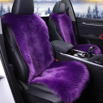 

1PC Keep warm artificial wool long plush fur seat cover for Chrysler 300C PT Cruiser Grand Voager