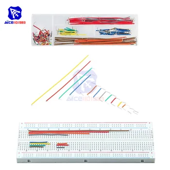 

diymore 140PCS/Lot Solderless Breadboard Jumper Cable Wire Kit U Shape for Arduino