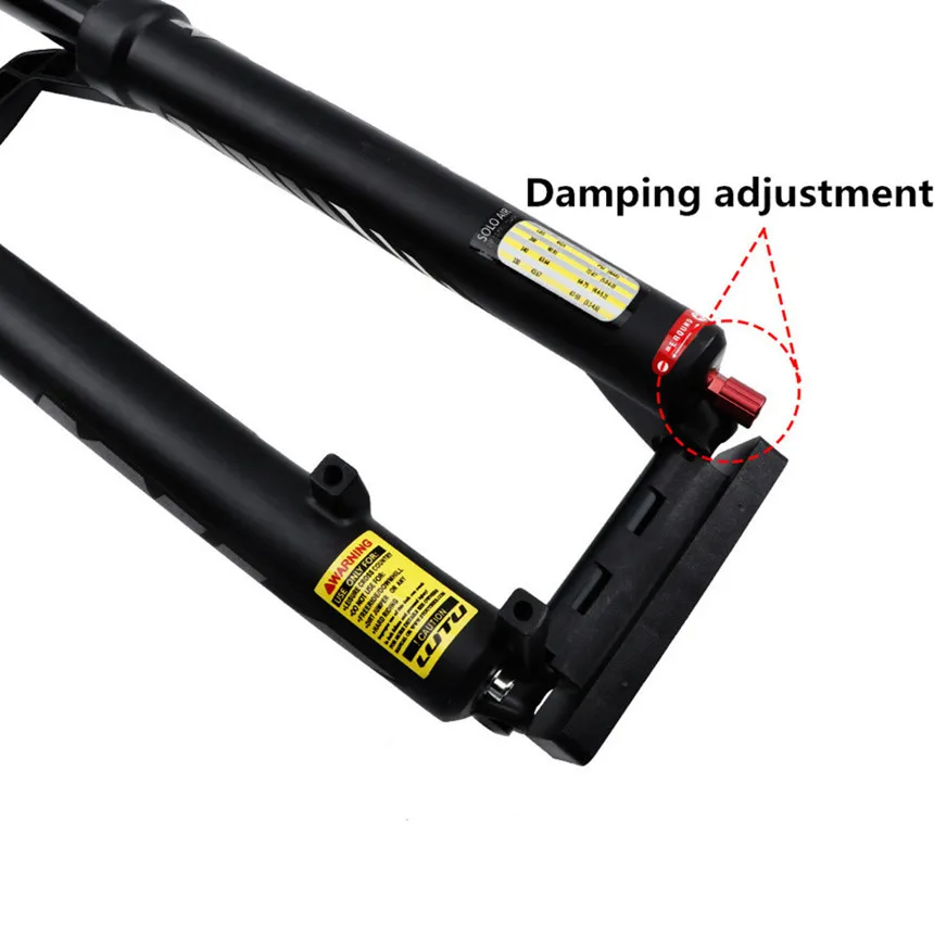 LUTU Gas Front Fork Double Shoulder Air Pressure Fork MTB Mountain