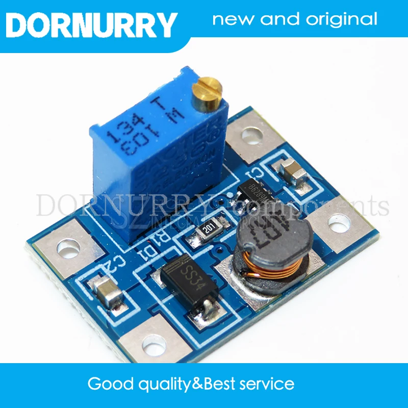 

10PCS Large current 2A DC-DC SX1308 Step-UP Adjustable Power Module Boost Converter dornurry