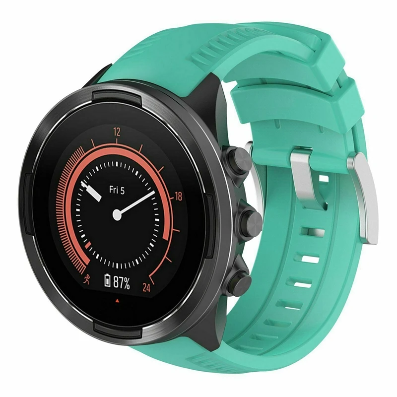 Спортивный силиконовый сменный Браслет с ремешком для умных часов SUUNTO 9/Baro