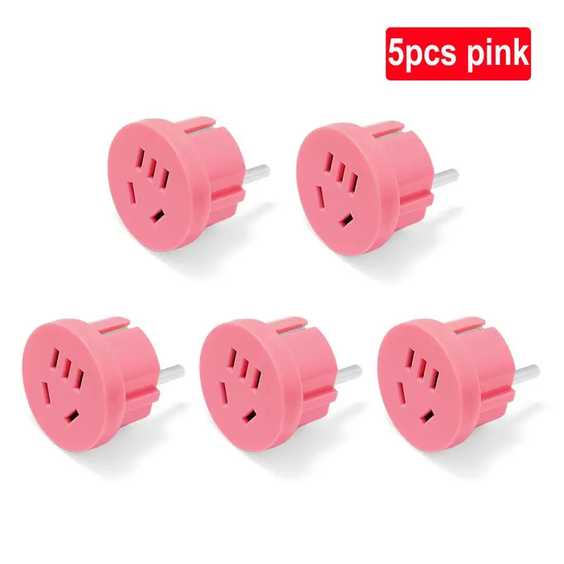 5pcs EU KR Plug Adapter AU US to Travel Socket Australian China AC Power Wall Charger Electrical | Электроника